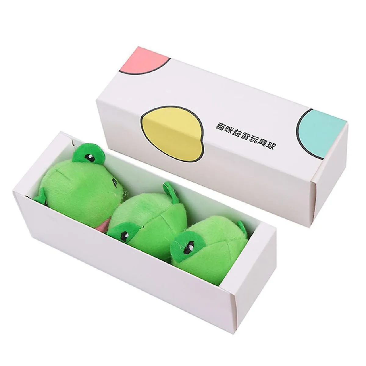 Comparer les prix de 3 Pcs/Set Pet for Cat Dog Teaser Peluche Ball with Bell Handmade Funny Kitten Puppy Interactive Toys Gifts