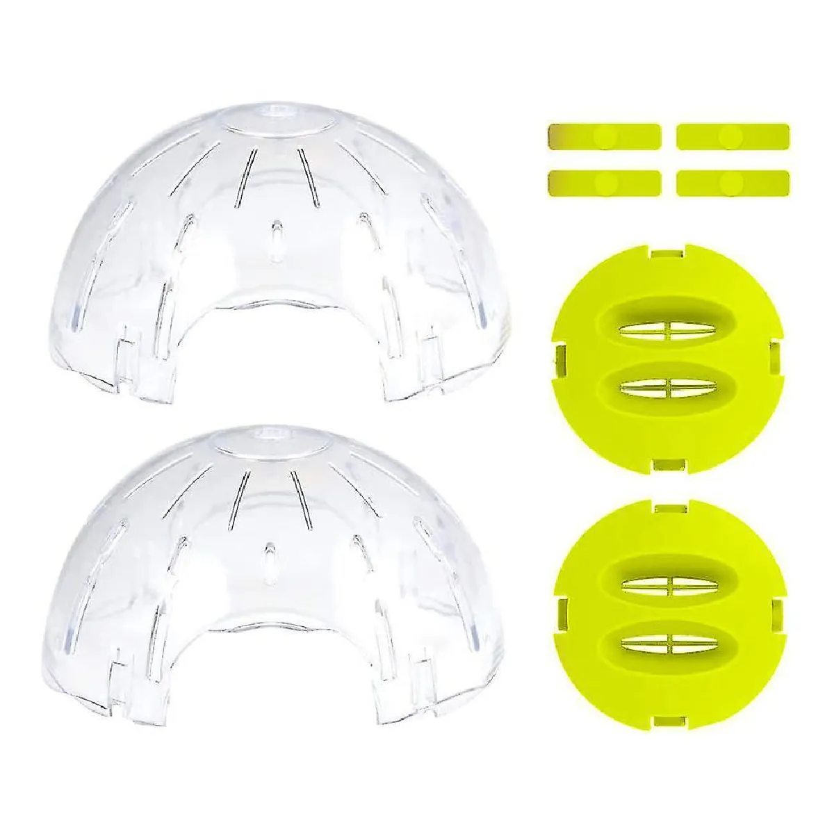 Comparer les prix de Boule de hamster, 14.5cm transparent roue de hamster balle de course pour hamsters souris jouets en plastique éliminer l'ennui et augmenter l'activité