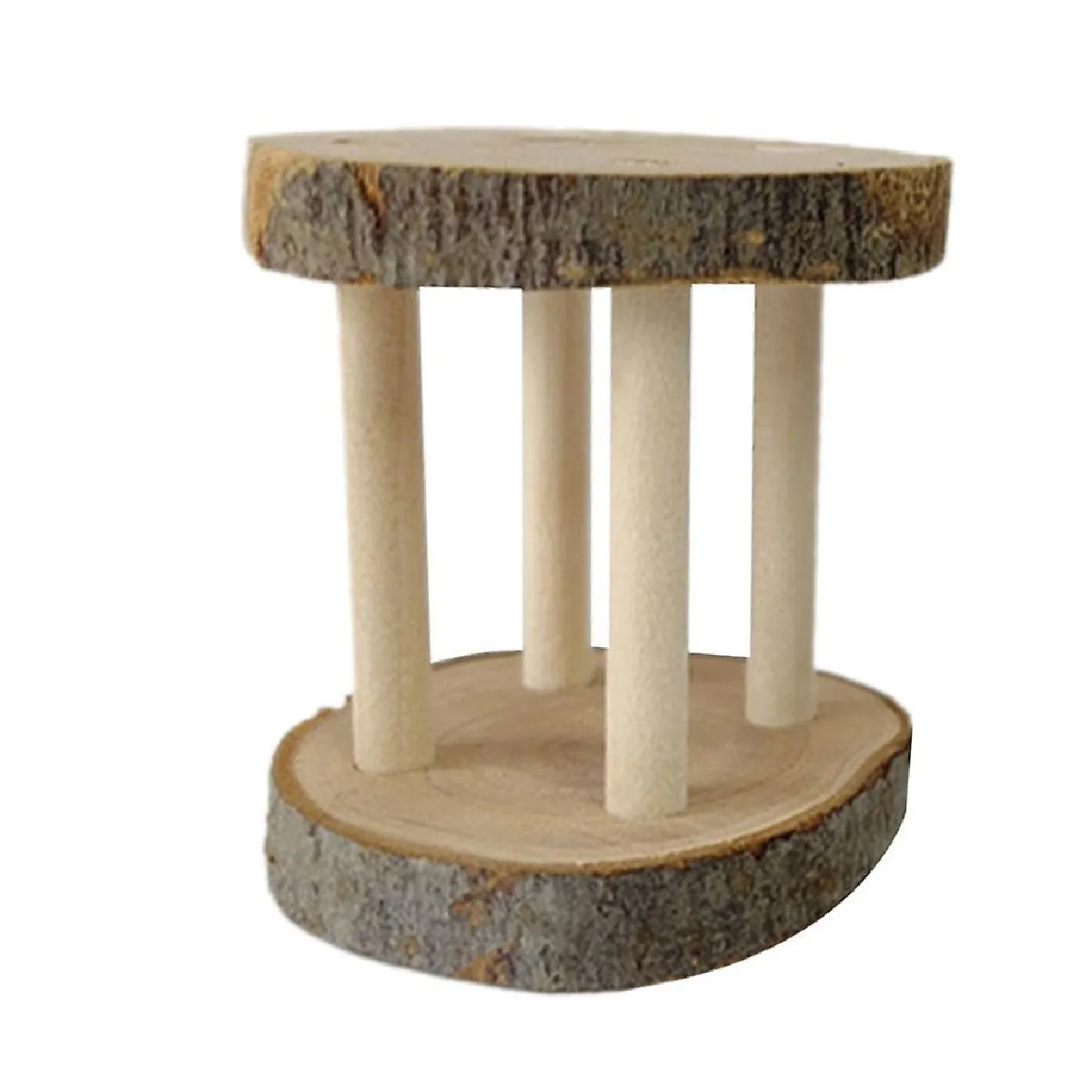 Comparer les prix de Jouet à mâcher en bois pour hamster gerbille lapin petit animal nettoyage des dents