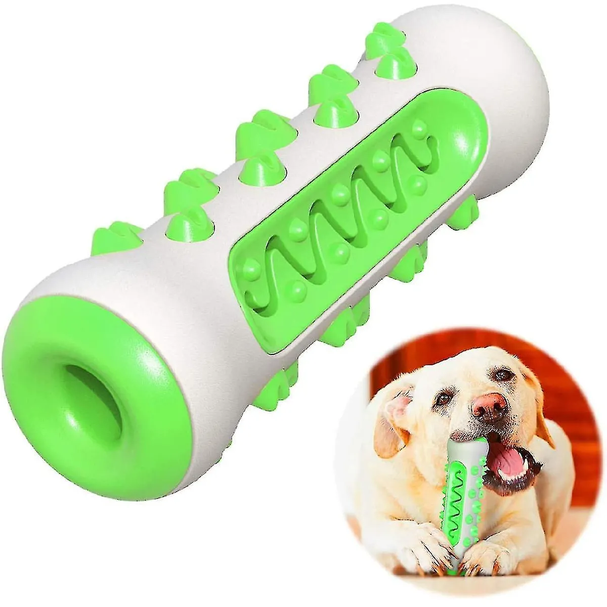 Meilleurs prix pour Jouets à mâcher pour Chien Brosse à dents en Caoutchouc Naturel pour Chien Baguette de Nettoyage des Dents résistante aux morsures Agressive Strong Che
