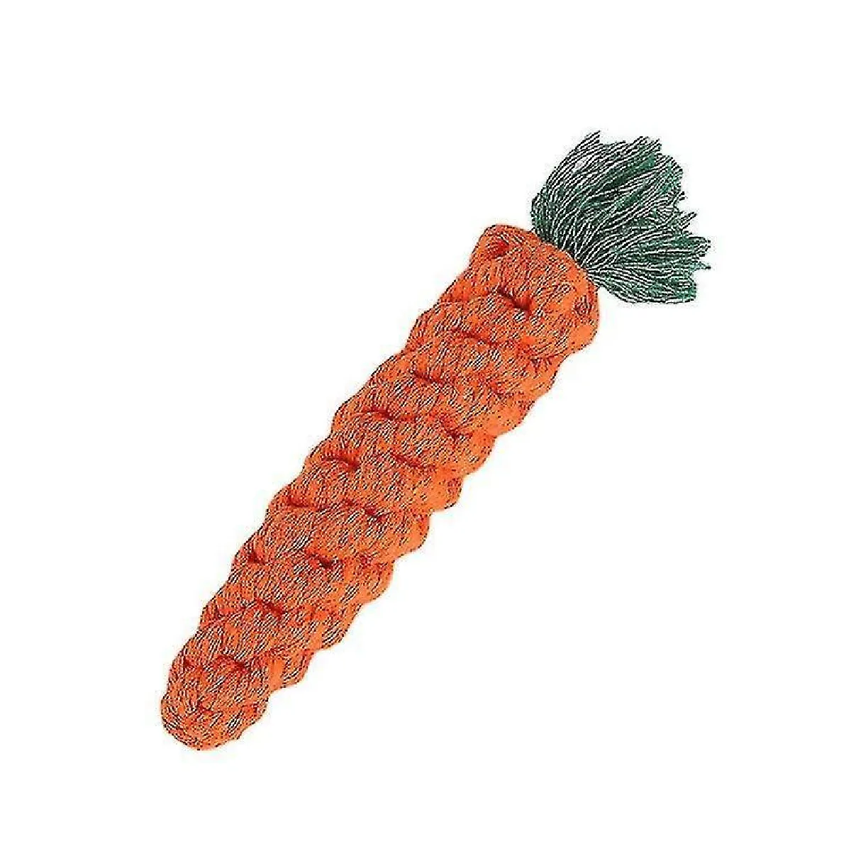 Meilleurs prix pour Wabjtam Pet Carrot Cotton Rope Toy Hand-woven Tooth Cleaning Molar Knot Rope Toy Dog Dog