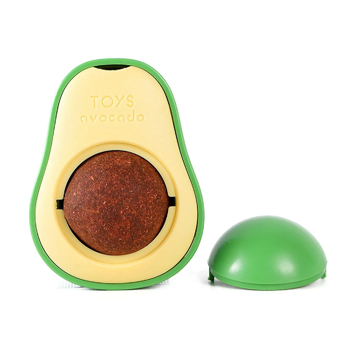 Comparer les prix de Pour Chat Wall Ball Treat Edible Spinner Toys For Cats Lick Safe Healthy Treats