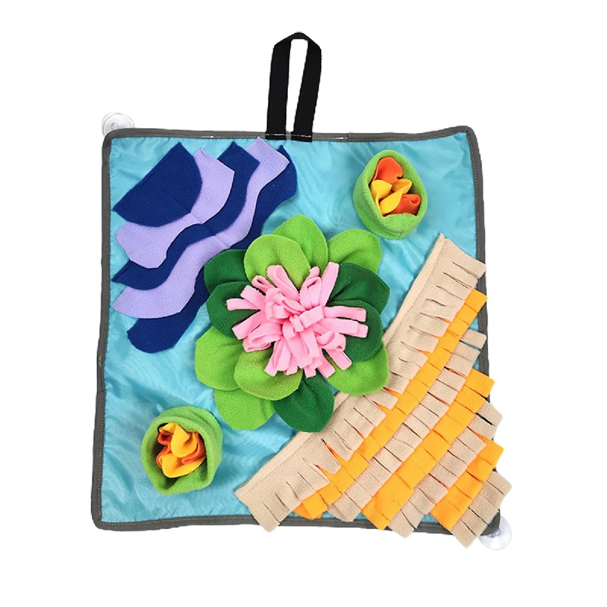 Comparer les prix de Jouet à mordiller pour chien en peluche pour la dentition des chiots Fleur en peluche douce