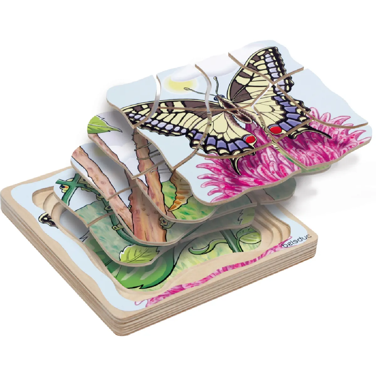 Beleduc - Puzzle Papillon - 28 Pièces - Image 3
