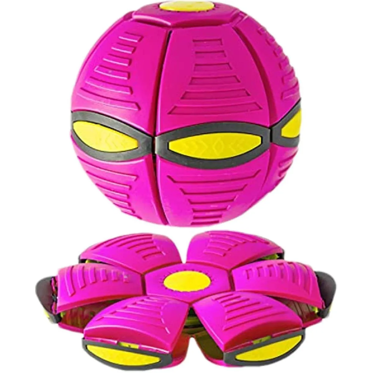 Meilleurs prix pour Boule magique Ufo, Boule de Soucoupe Volante pour animaux de compagnie pour chiens, Soucoupe Volante Créative Piétinant des boules magiques, Décompression Flying Flat Throw Disc Balls Toy Pour enfants