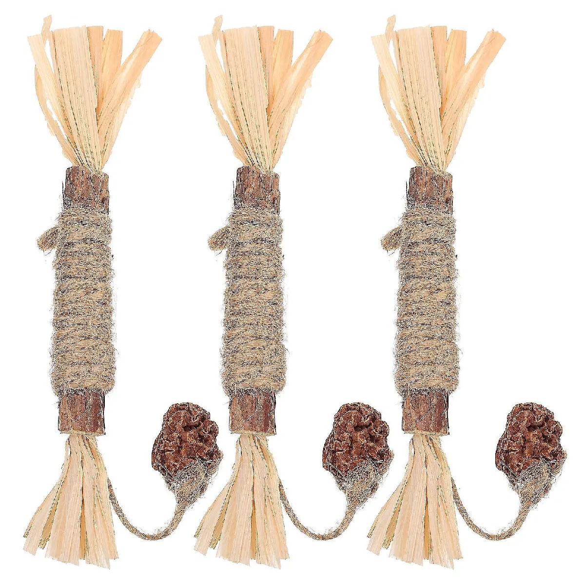 Meilleurs prix pour 3 bâtonnets Silvervine pour nettoyer les dents des chats Jouet à mâcher pour chaton Jouet d'éveil