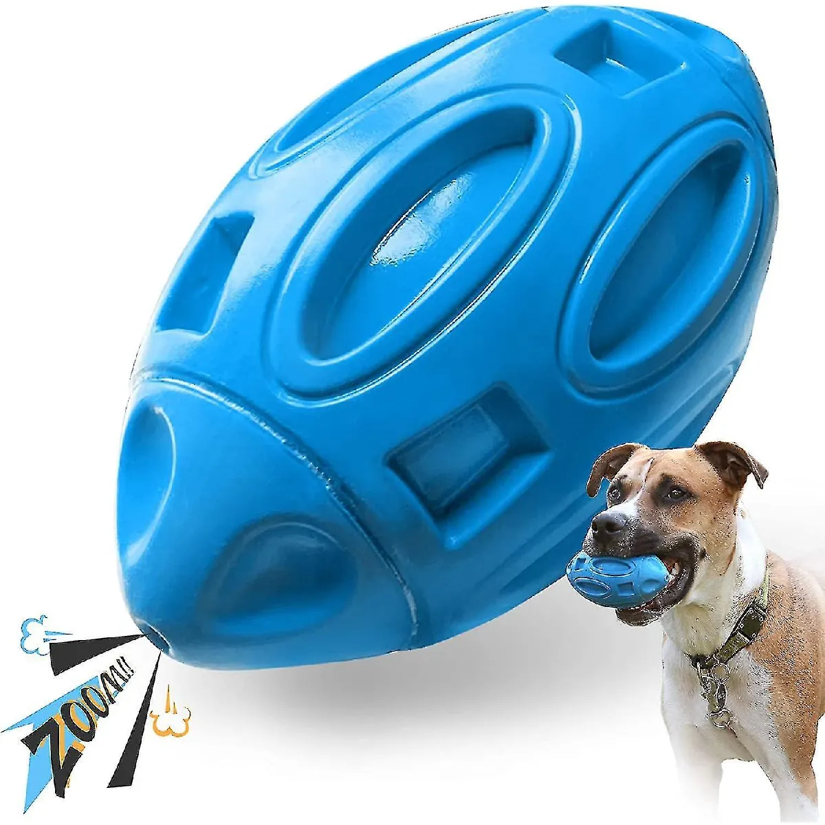 Comparer les prix de Jouets pour chiens grinçants pour mâcheurs agressifs : boule à mâcher de chiot en caoutchouc avec grincement, jouet pour animaux de compagnie presque indestructible et durable pour les races moyennes et grandes
