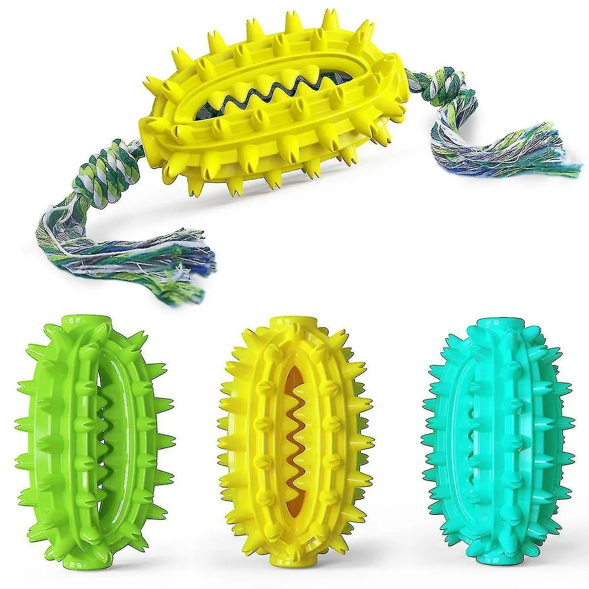Comparer les prix de Jouets pour chien avec ventouse Boule de Cactus Bâton de dentition pour chien