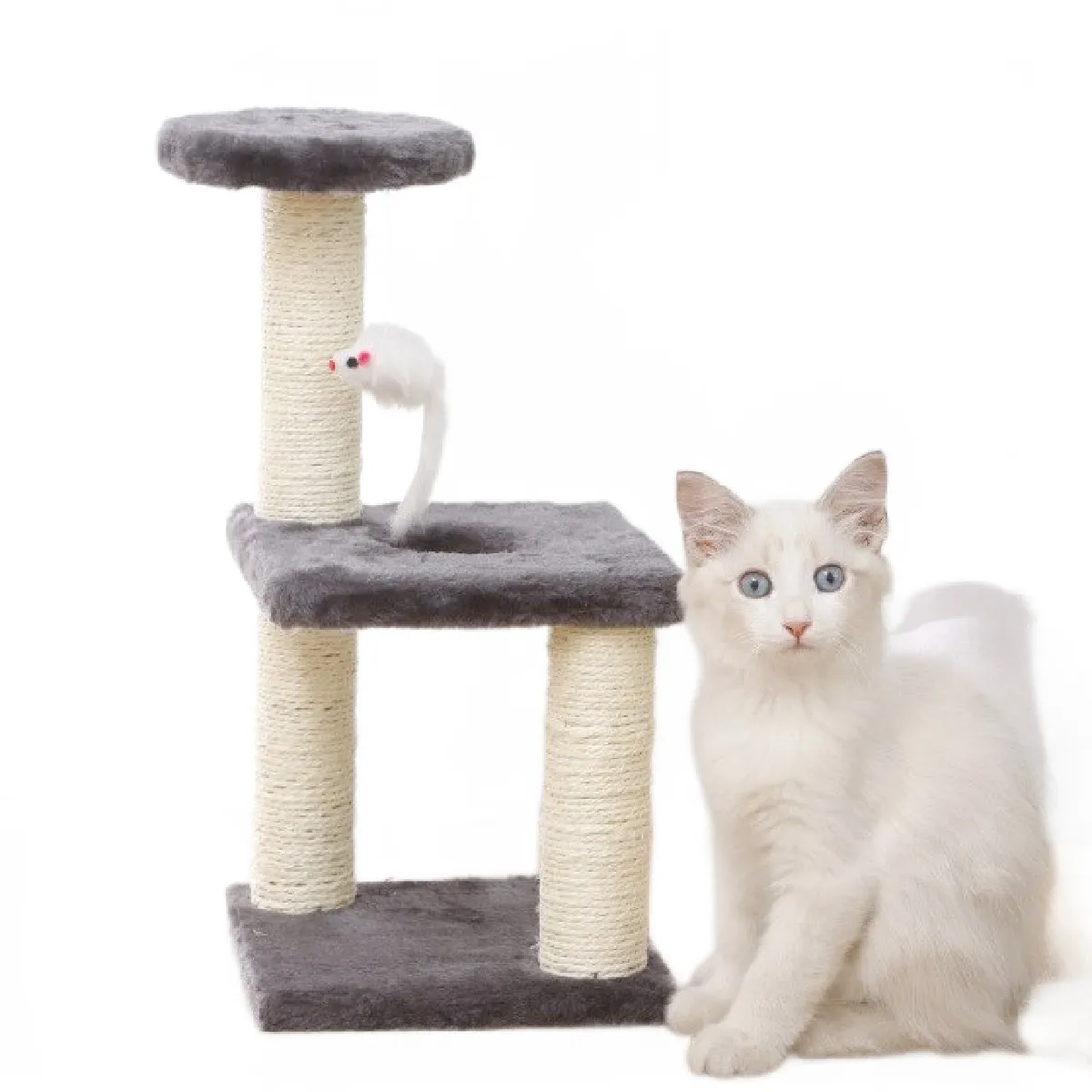 Meilleurs prix pour Griffoir sisal pour chaton avec souris - Universal