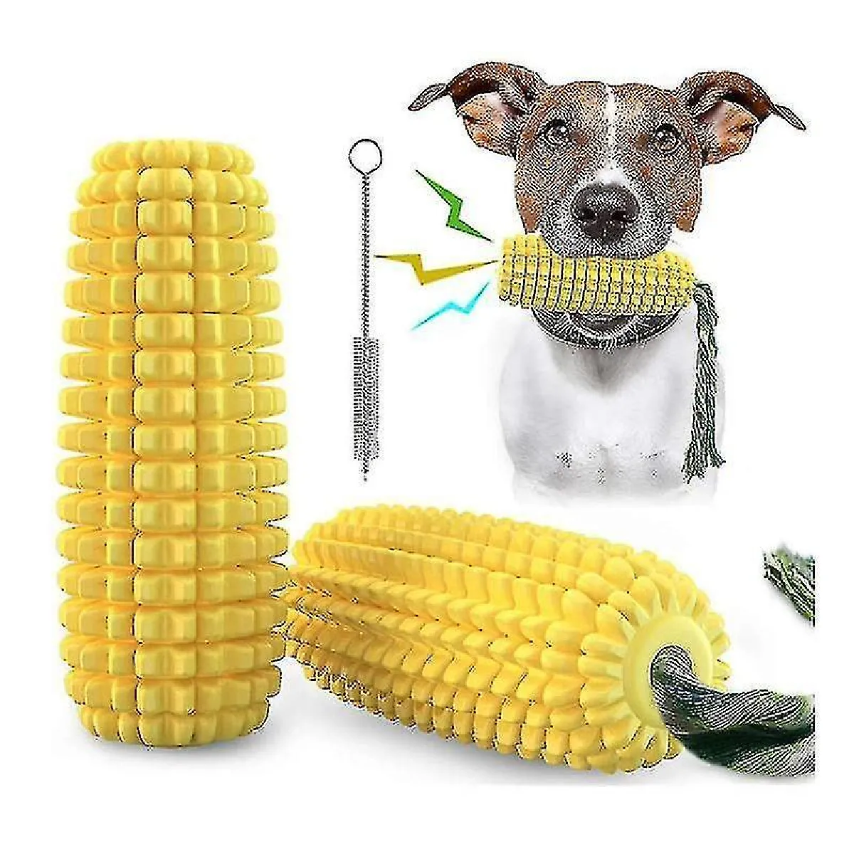 Comparer les prix de Jouet pour Chien Simulation résistante aux morsures De maïs Sonore Jouet pour Chien Nœud Molaire