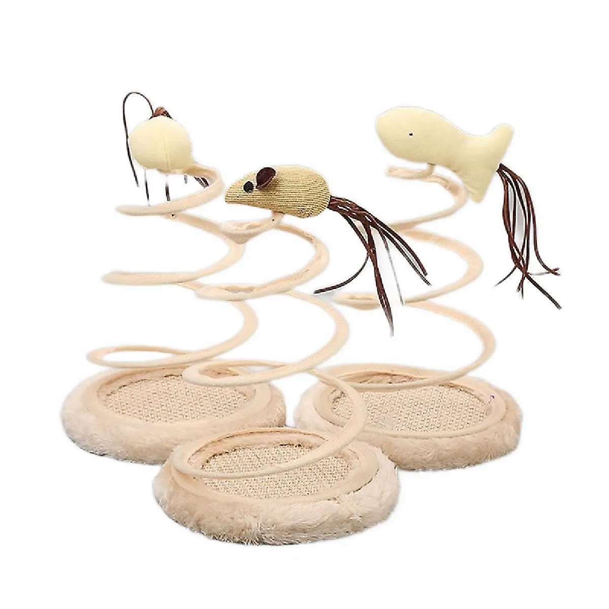 Comparer les prix de Jouet de chat - Plume élastique/mouse