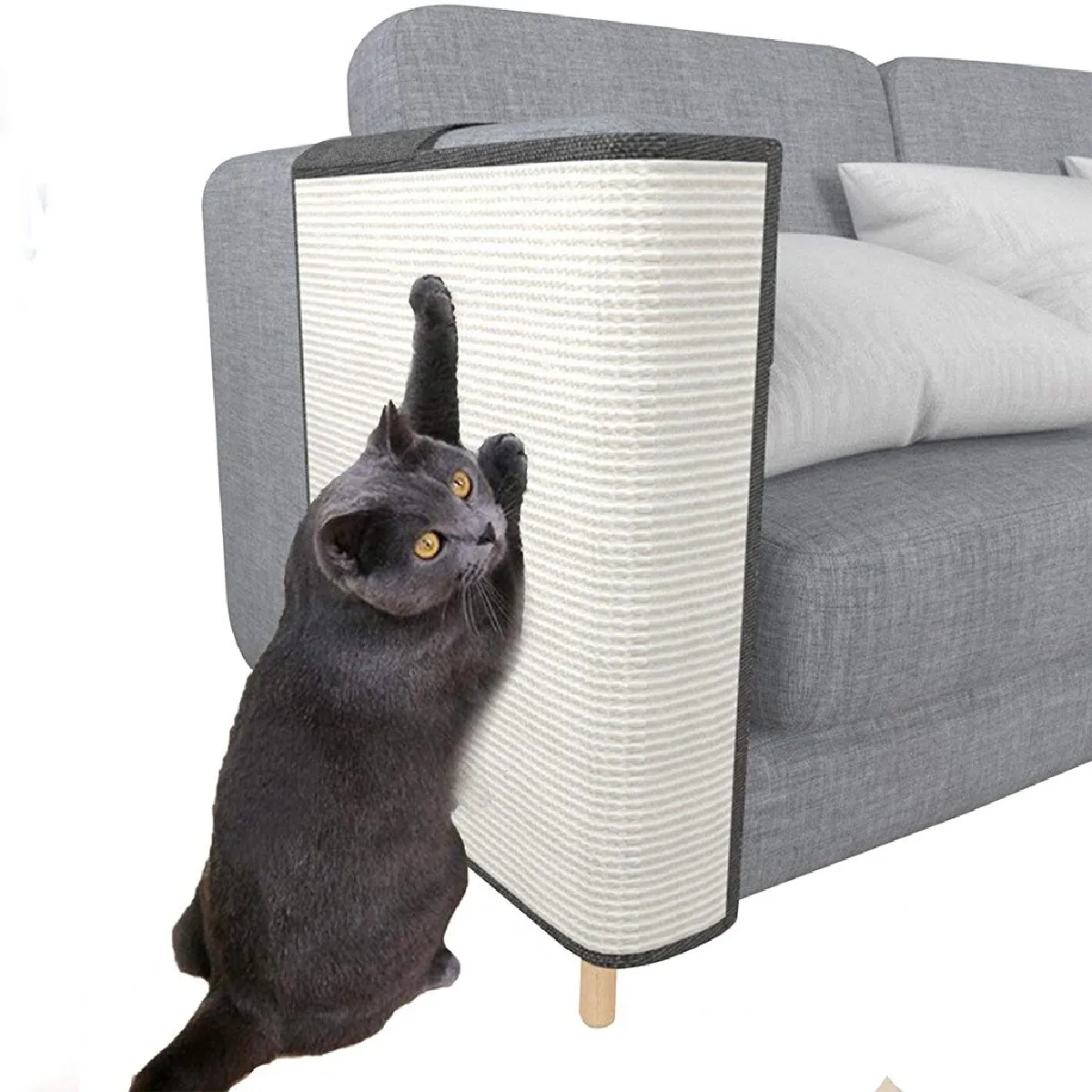 Comparer les prix de Coussin Anti-Griffures Sisal - Protection Canapé pour Chat