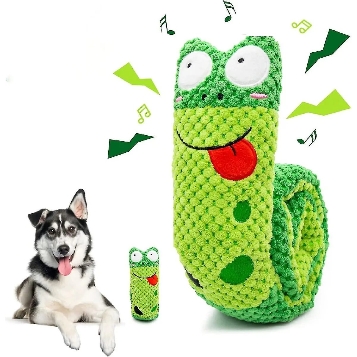 Comparer les prix de Jouets pour chien contre l'ennui, jouets interactifs grinçants pour petits et moyens chiens, jouets de dentition souples pour chiots, jouets pour chiens à mordiller, entraînement à la recherche de nourriture et à l'anxiété.