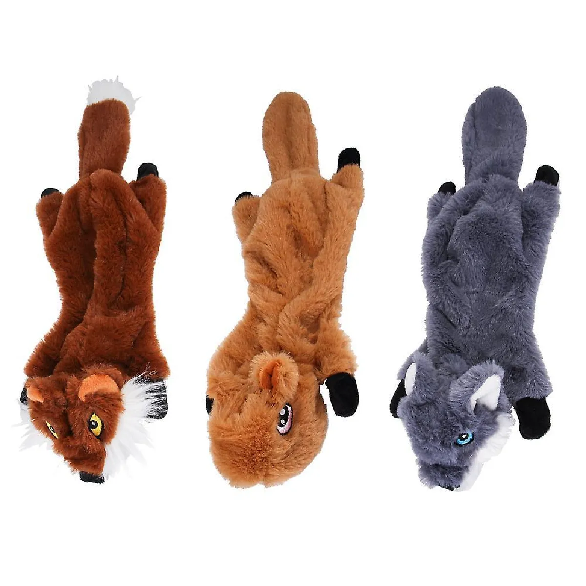 Meilleurs prix pour Jouet de dentition 3pcs pour chien à mâcher sans rembourrage