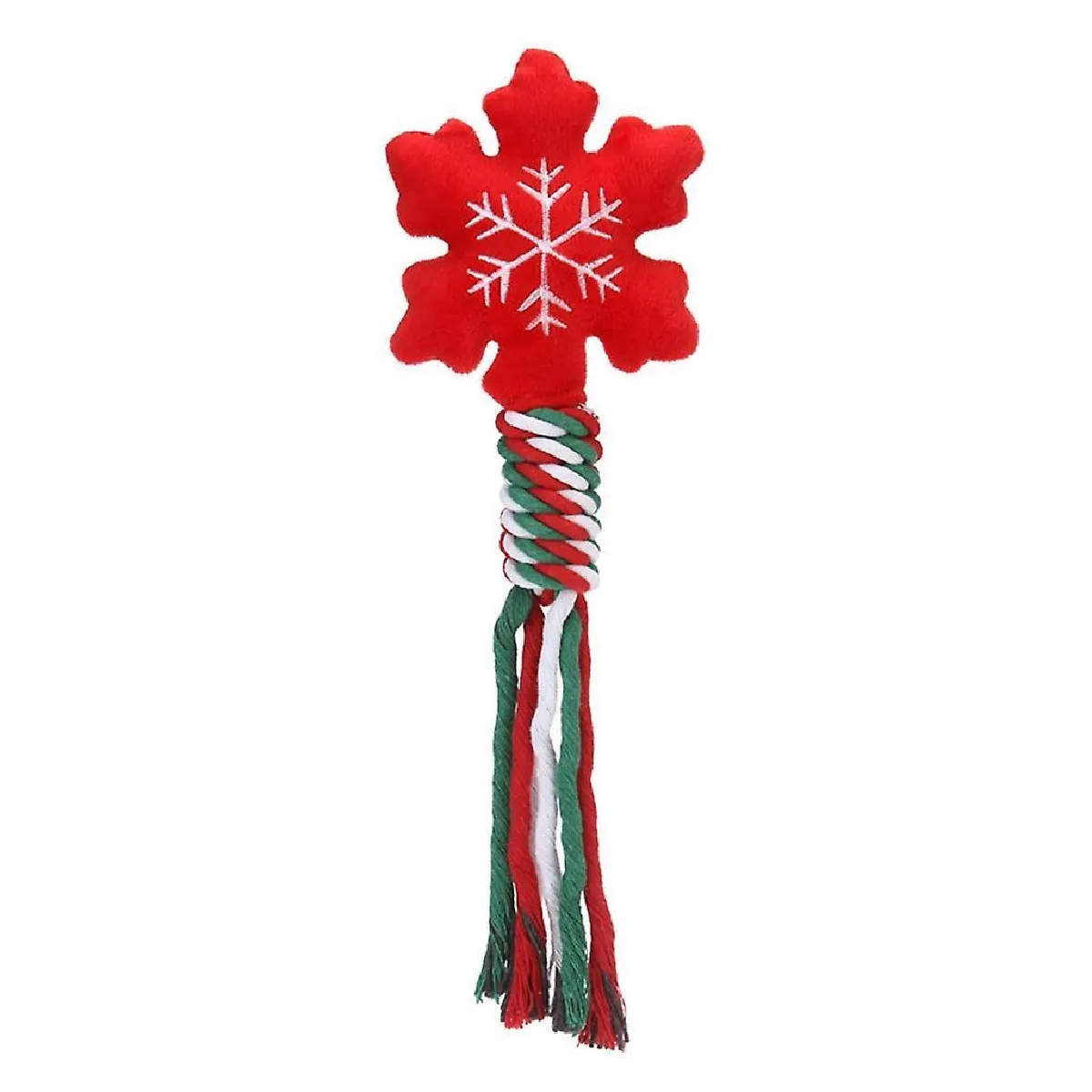 Meilleurs prix pour Jouet de corde interactif de Noël pour chien Cadeau d'intérieur sur le thème de Noël pour animal de compagnie