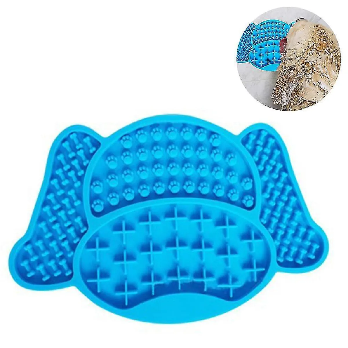 Comparer les prix de Protection de léchage de chien, tapis lent de conducteur de tapis de Traiteur de Silicone Tapis de beurre d'arachide