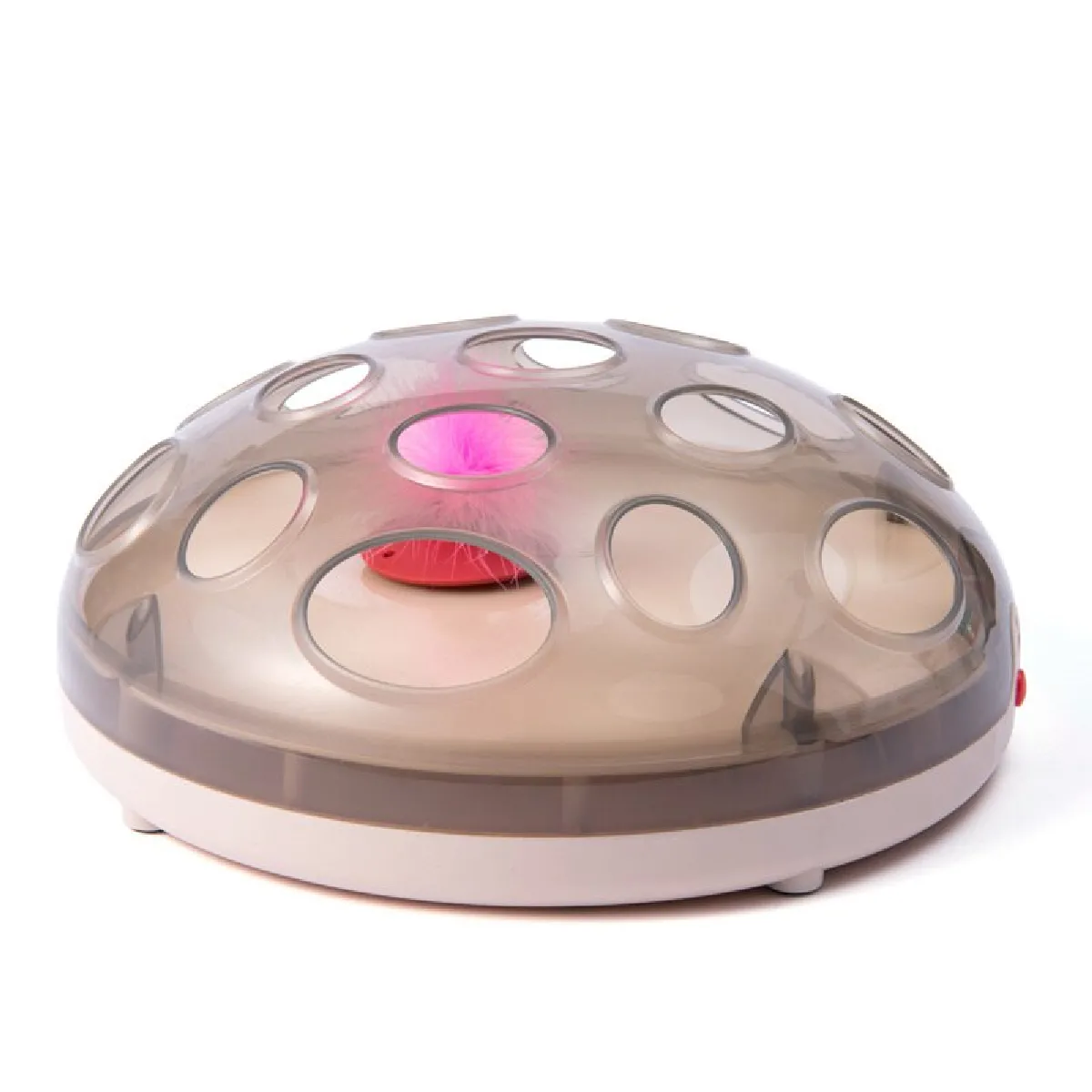 Comparer les prix de Jouet interactif pour chat Jouer fou avec chat et souris Entraînement Platine drôle plume USB recharge flottant rebondissant   Jouet pour chat