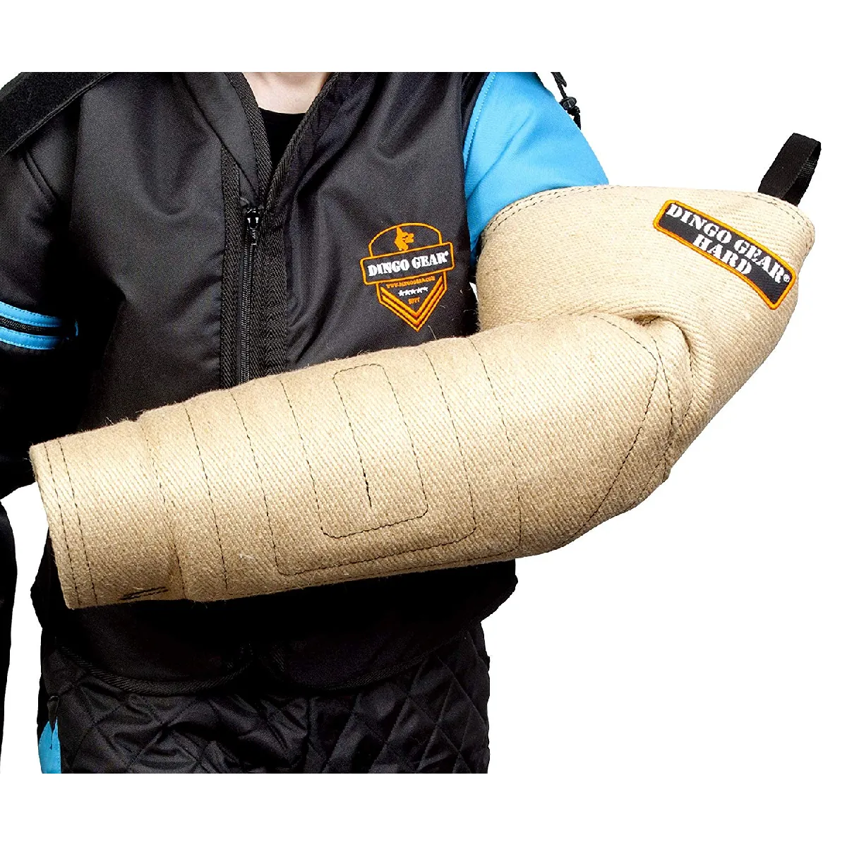 Comparer les prix de DINGO GEAR S01960 Manchon très Rigide avec poignée pour Chien pour entraînement de Morsure Fait à la Main en Jute, Manchon pour gaucher et droitier