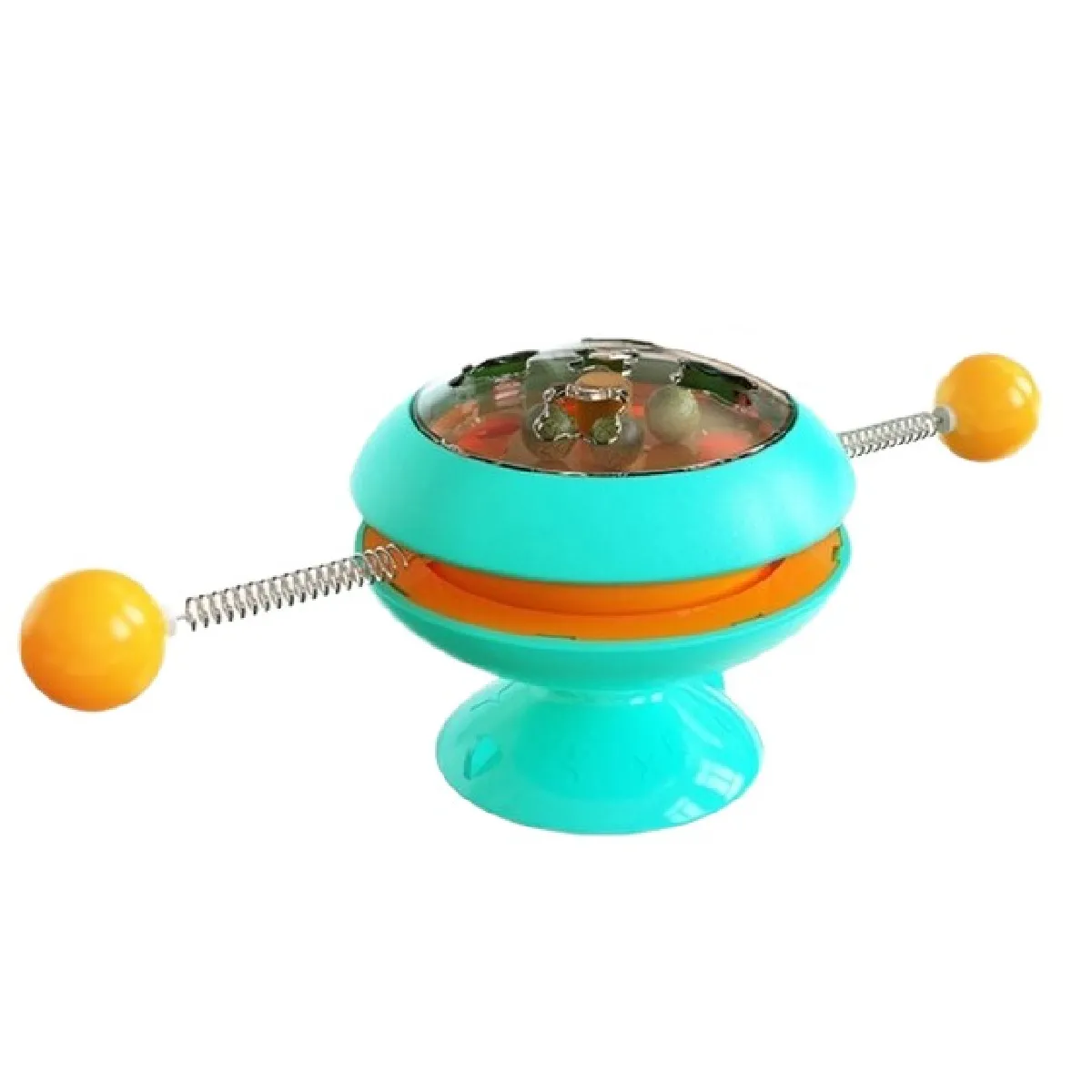 Meilleurs prix pour Moulin à vent pour chat, puzzle, tourniquet, jeu, entraînement, chaton, jouet interactif, brosse à dents pour animaux de compagnie, jouet pour chat (bleu).