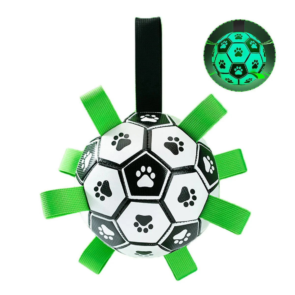 Comparer les prix de Jouet Interactif Football Chien Résistant aux morsures Chien Mâchant Jouet de Dentition Jouet de balle en caoutchouc pour animal de compagnie