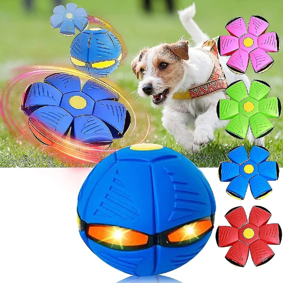Meilleurs prix pour 2024 Nouveau jouet pour animaux de compagnie Boule de soucoupe volante, Jouet pour chien de boule de soucoupe volante, Jouet pour animaux de compagnie Soucoupe volante, Boule de jouet pour chien soucoupe volante pour chiens Nouveau
