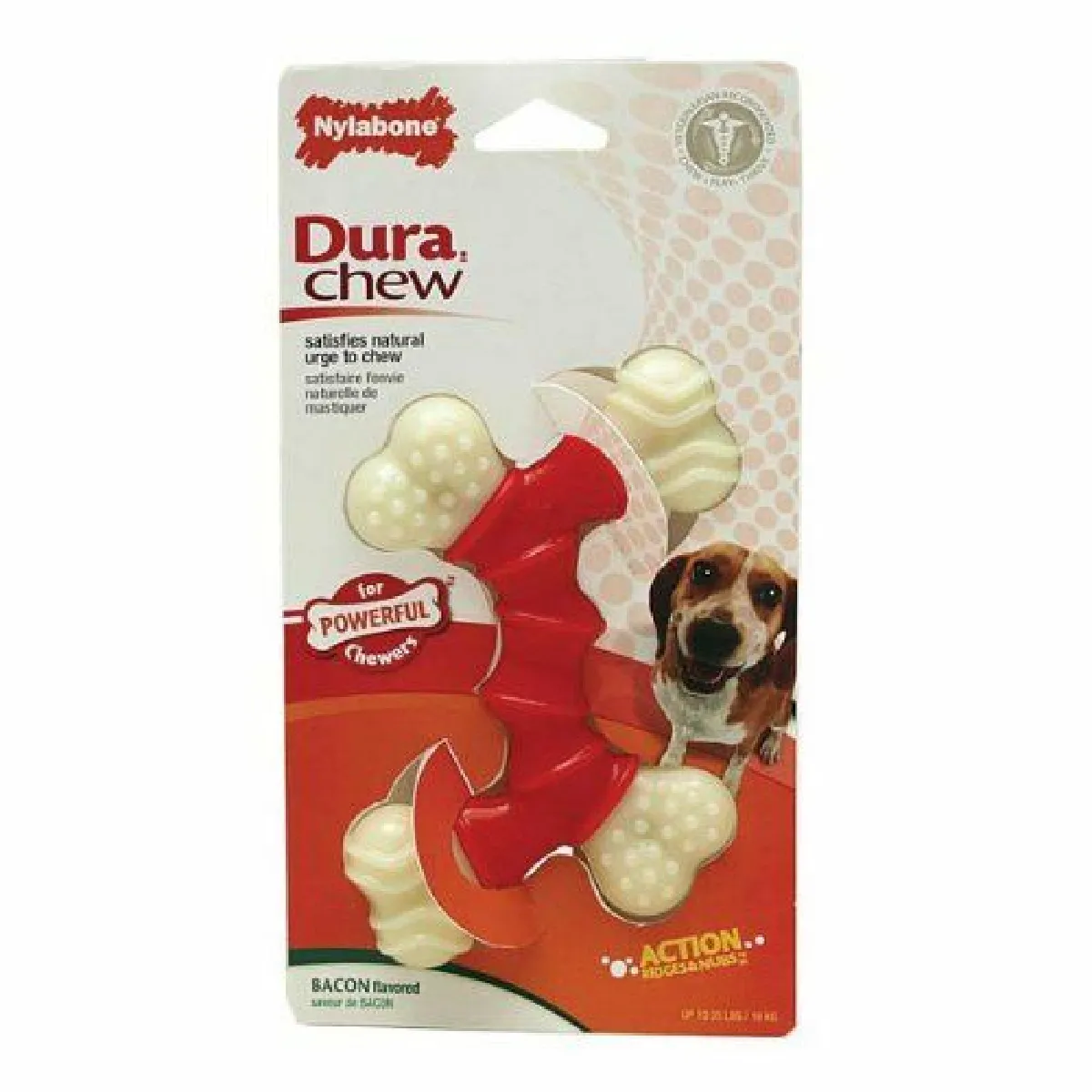 Nylabone Jouet à mâcher pour chien à double coude Dura Double Bone