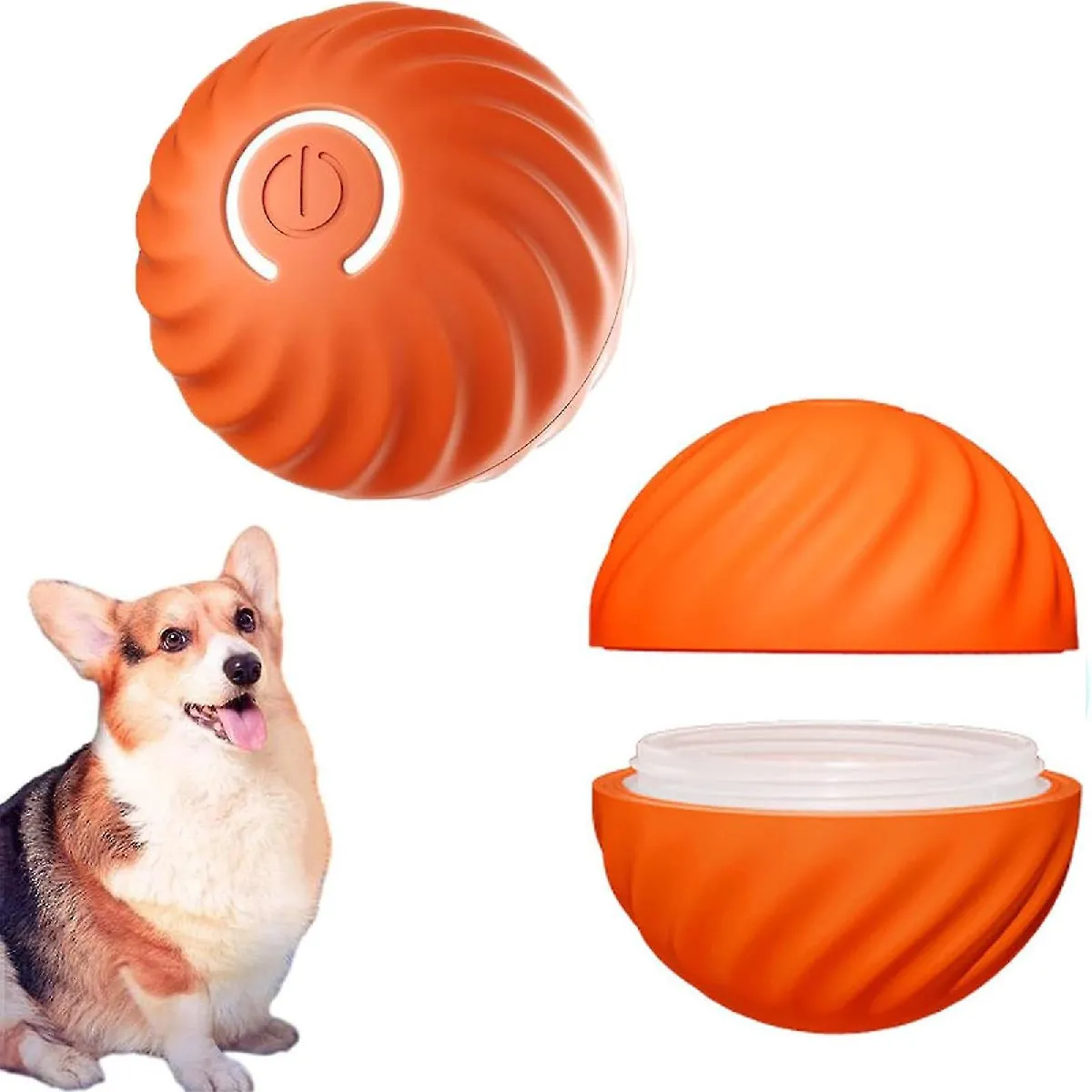 Comparer les prix de Boule de chien de taquinerie intelligente automatique, jouet interactif intelligent pour chien, jouets pour chiens de mouvement durables, jouets de balle roulante automatique, rechargeable par USB