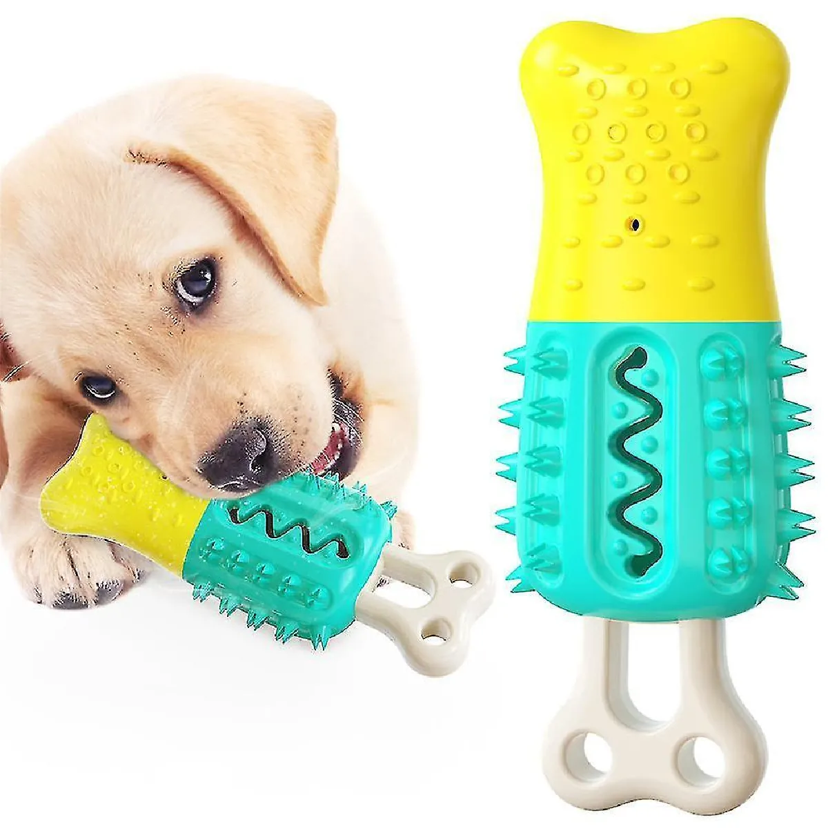 Meilleurs prix pour Jouet de nettoyage des molaires pour chien Jouet à mâcher Brosse à dents pour chien Barre molaire multifonctionnelle