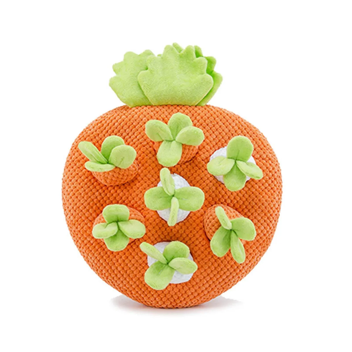 Comparer les prix de Jouet à mâcher Snuffle Dog Toys Pull Carrot pour chiens, encourageant les capacités de recherche de nourriture.