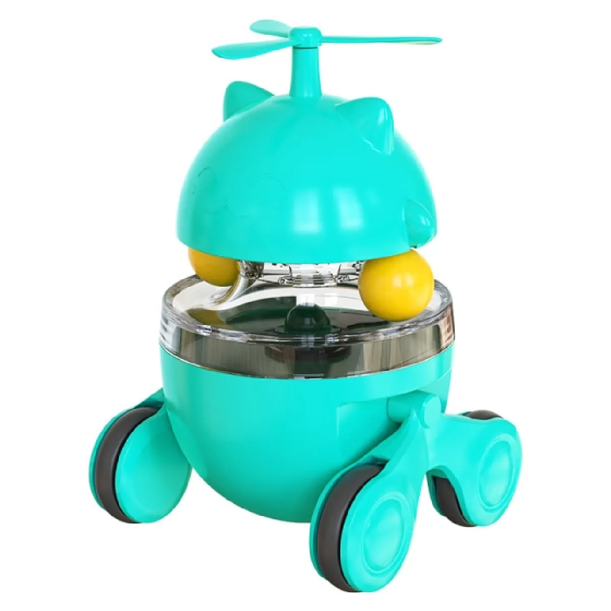 Traductions amusantes Jouets pour chats Éducation Fuite Nourriture Boules Animaux de compagnie Chien Chat Équilibre interactif Voiture Chat Chasse Jouets Accessoires pour chats   Jouets pour chats (bleu)