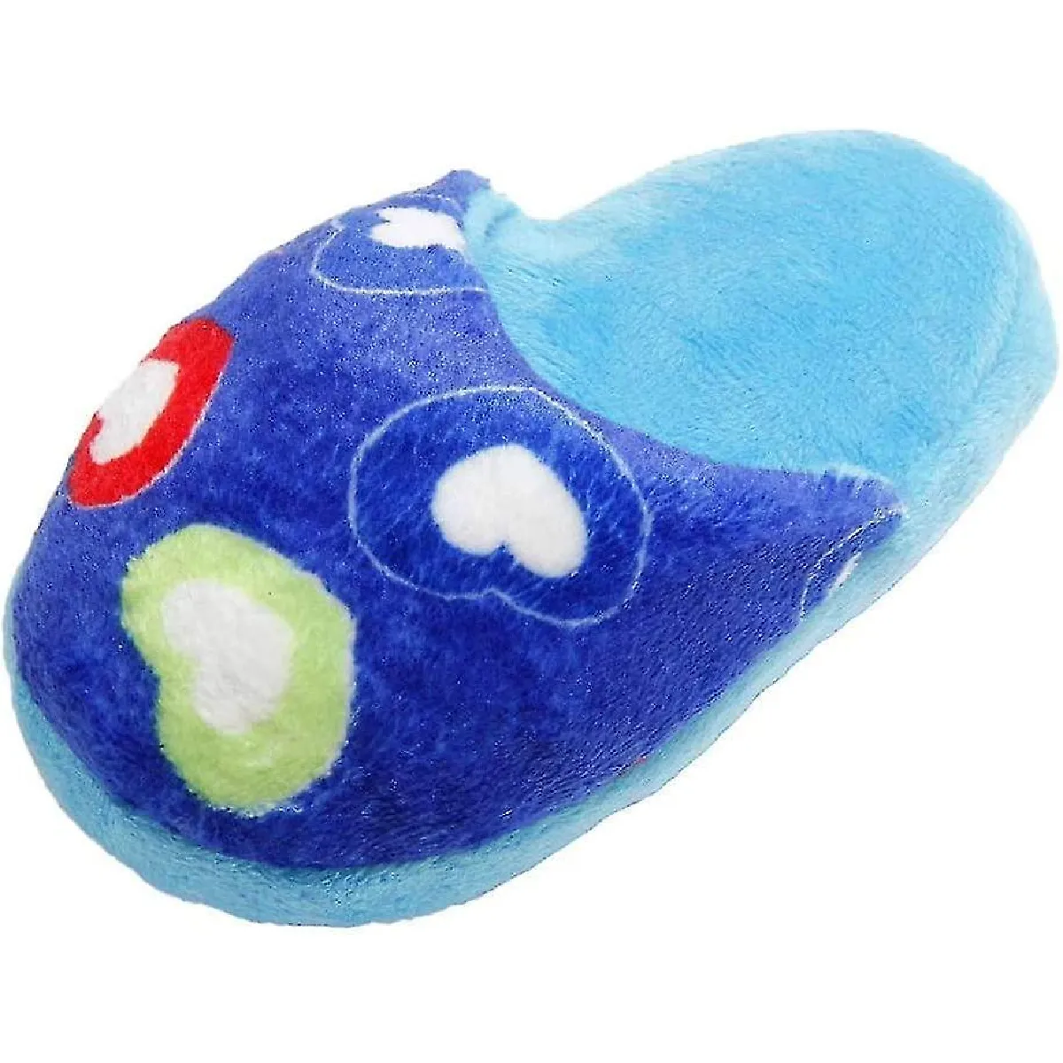 Meilleurs prix pour Jouet à mordre pour chien, jouet à mordre en peluche douce en forme de pantoufle, jouet à mordre en peluche qui nettoie les dents, pour petit chien moyen chiot (bleu1pcs)