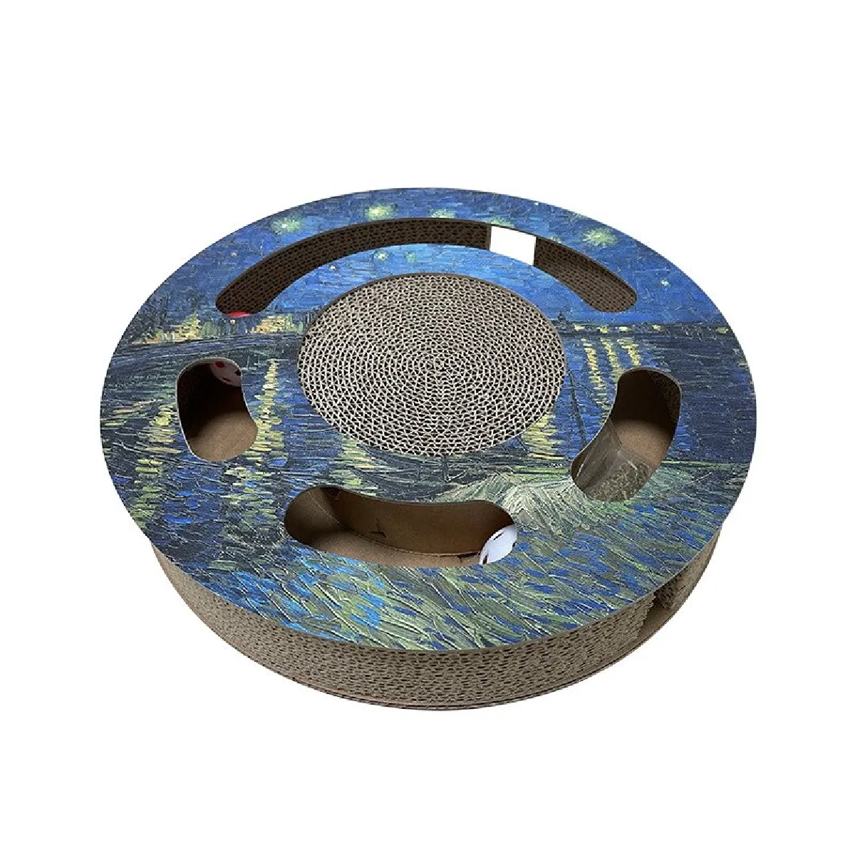 Meilleurs prix pour Grattoir Papier Ondulé Vert Chat