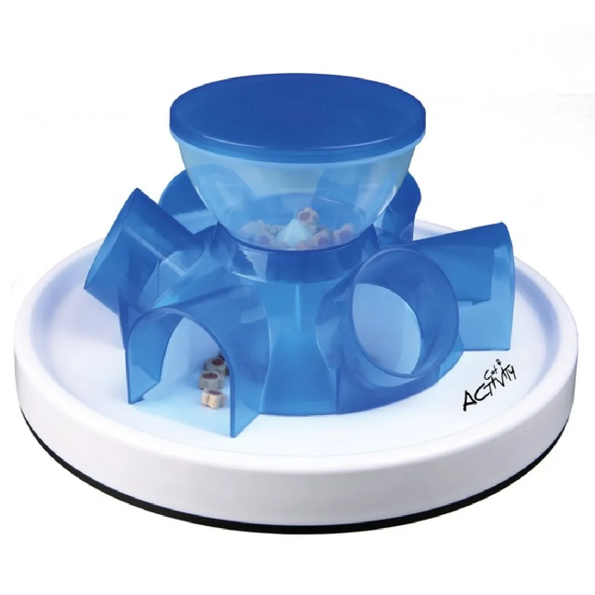 Trixie Tunnel d'alimentation pour chats - Rouge et blanc Trixie Tunnel d'alimentation pour chats - Rouge et blanc
