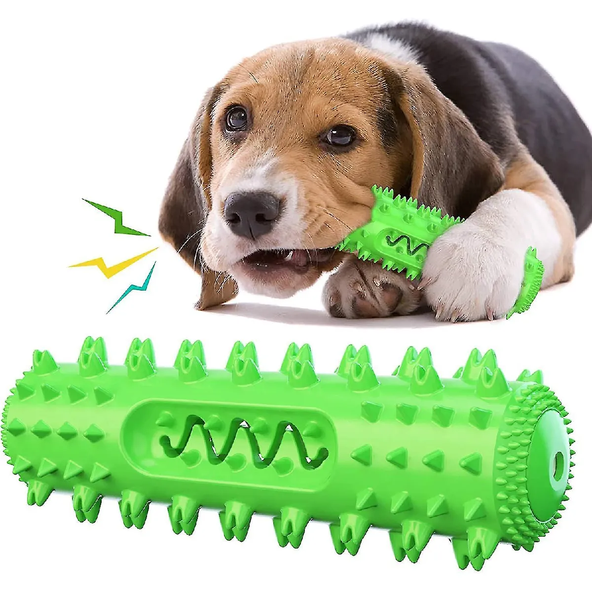 Comparer les prix de Jouet à Mâcher Pour Chiot Pour La Dentition, Jouets Pour Chiens Indestructibles Pour Petite, Moyenne Et Grande Race, Jouet Grinçant à Mâcher Pour Chien Durable Et Résistant