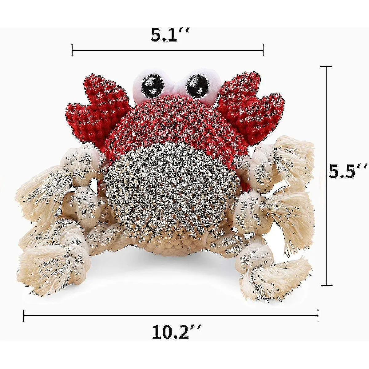 Comparer les prix de Jouets pour chiens Jouets en peluche pour chiens Jouets pour chiens avec papier froissé Jouets à mâcher en peluche partielle pour chiot et