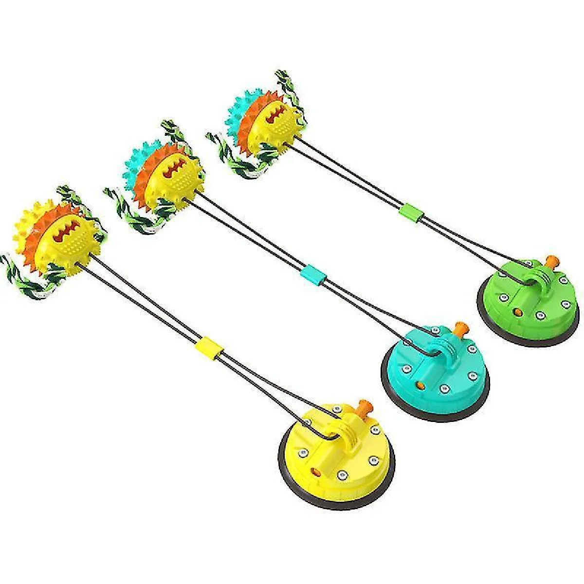 Comparer les prix de Jouet pour chien à ventouse pour les mâcheurs agressifs Jouets pour chien interactifs pour les petits, moyens et grands chiens