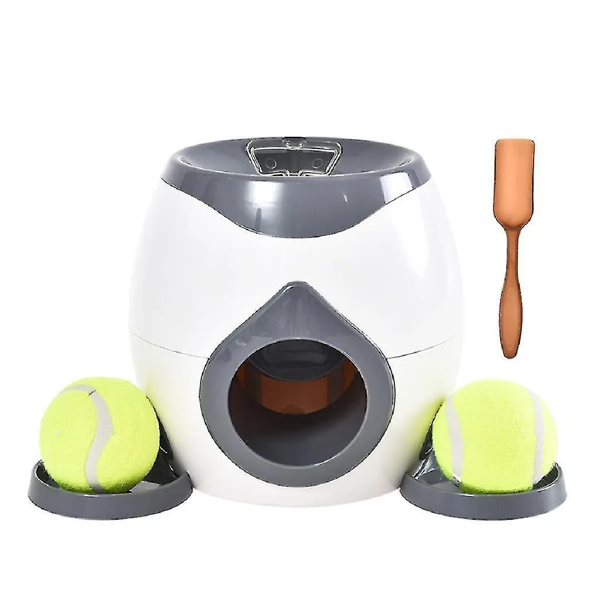 Comparer les prix de Lanceur interactif de balles d'animaux de compagnie Jouet Tennis Food Reward Machine Lanceur Slow Feeder