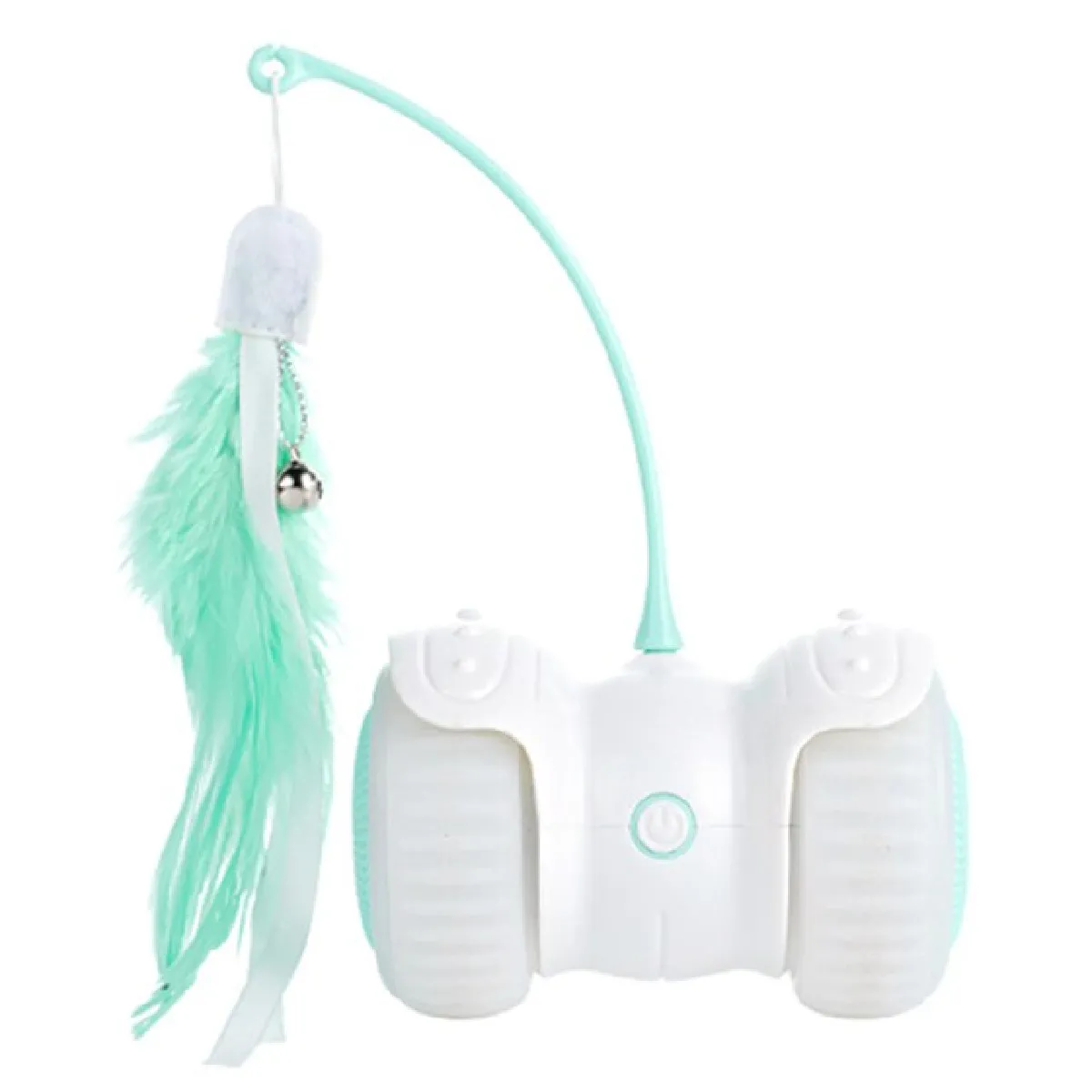 Comparer les prix de Jouet de chat robot pour chat d'intérieur Télécommande USB rechargeable Lumière LED de couleur Jouet de chat électrique interactif automatique   Jouet de chat (vert)