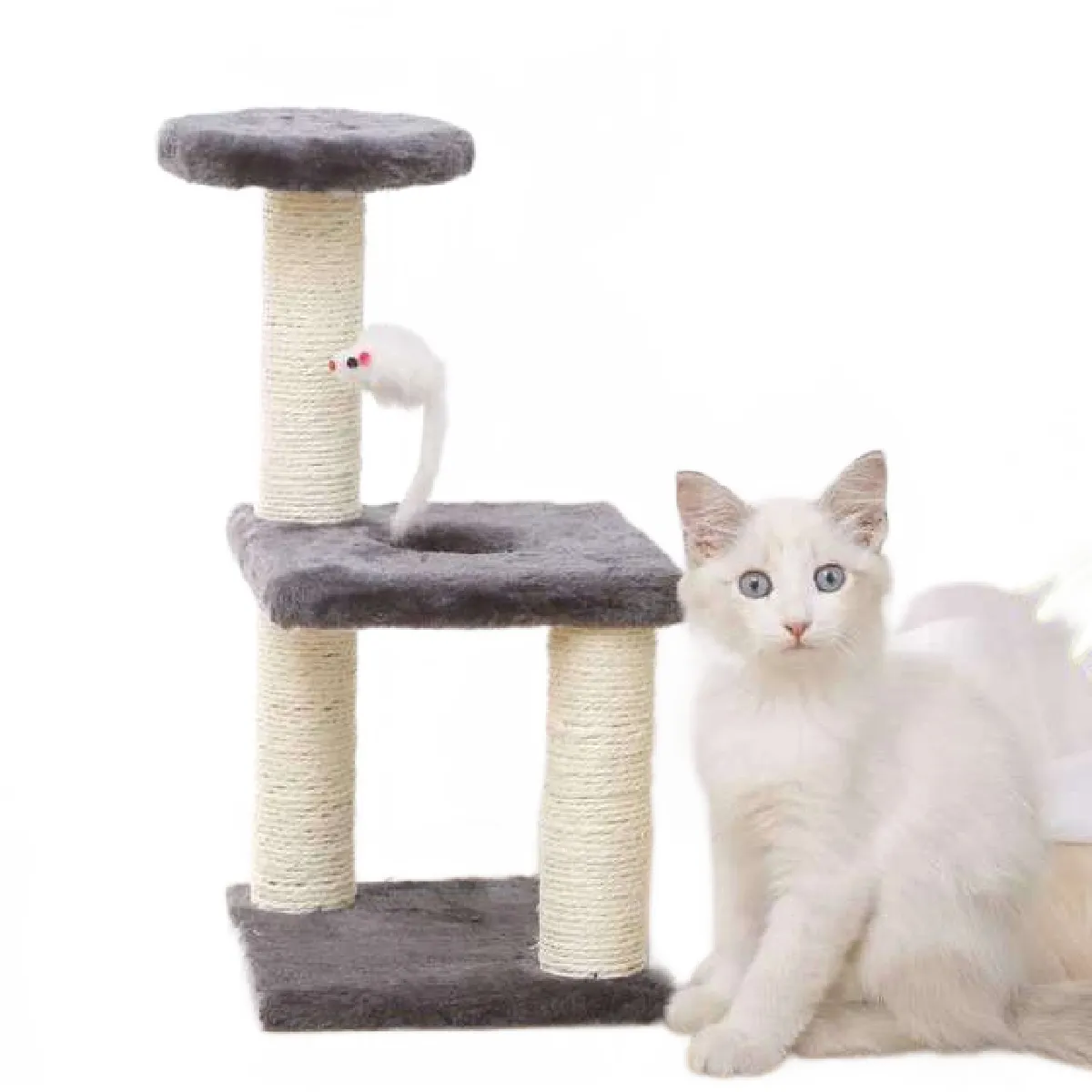 Comparer les prix de Cadre d'escalade pour chat Universal - Gris