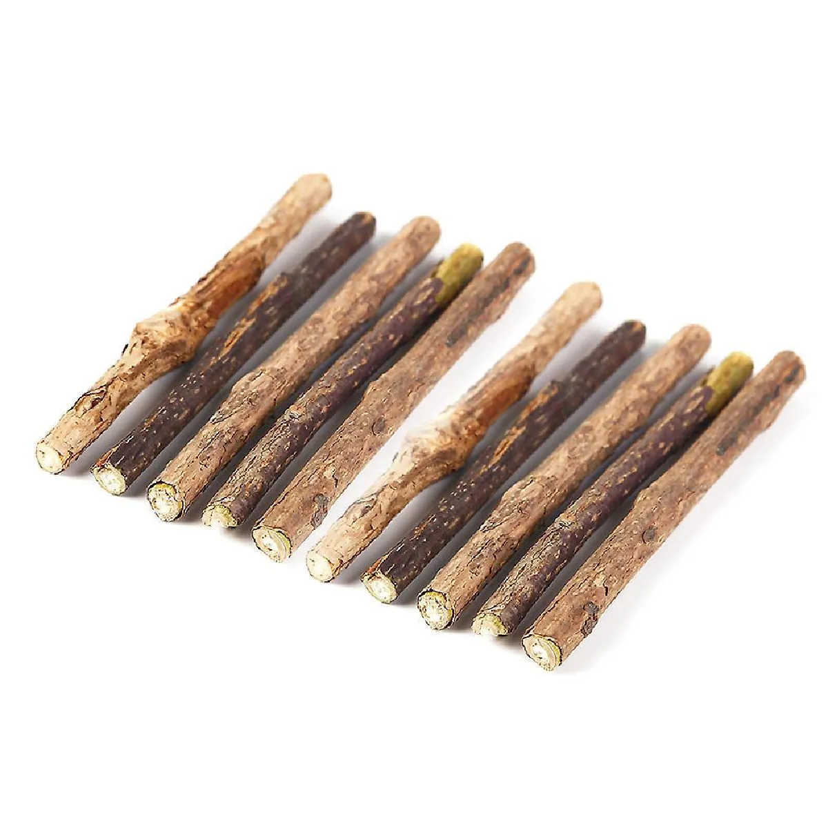 Comparer les prix de 10pcs Cat Chewing Stick Toy - Jouet interactif en bois pour molaires