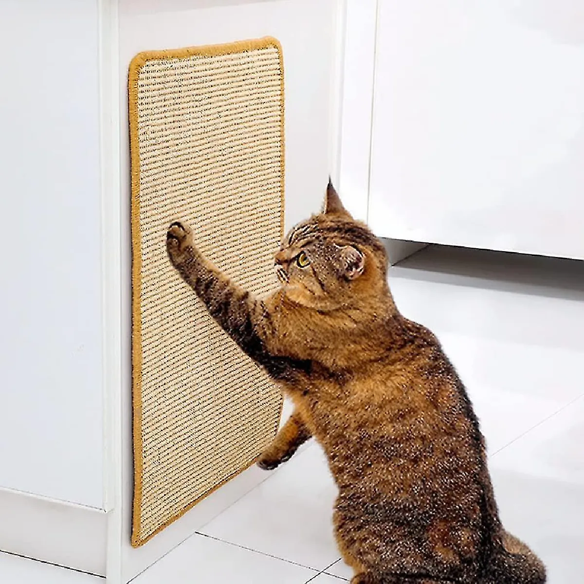 Comparer les prix de Tapis Grattoir pour Chat Scratching Pad Naturel Sisal Scratch Mats Tapis Sol et mur Utilisation pour chats d'intérieur Grinding Griffes Protection des meubles Tapis An