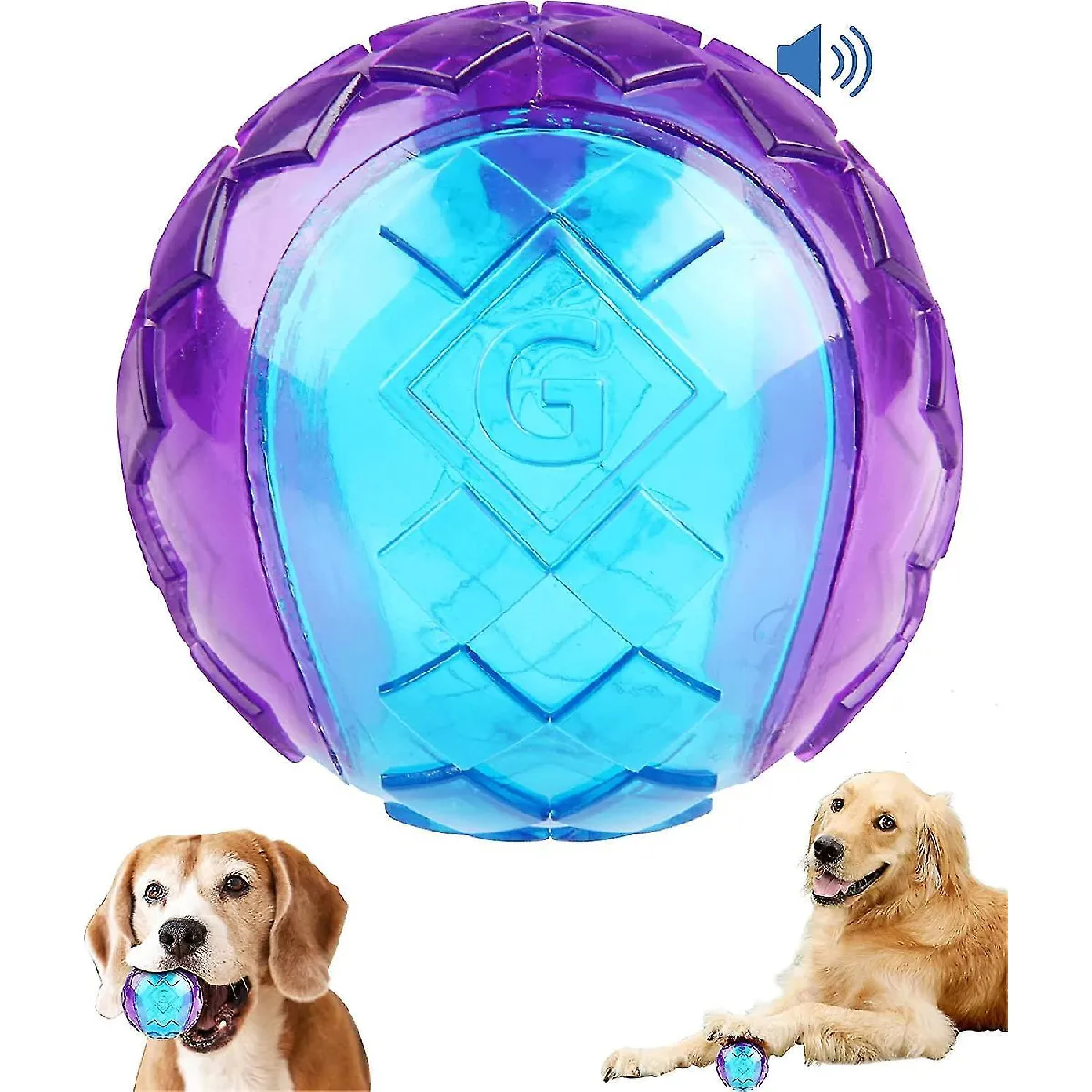 Comparer les prix de Jouet boule pour chien pour les chiens de petite taille et de taille moyenne. Balle d'entrainement en plastique pour chien avec rebond, sûre et facile à attraper.