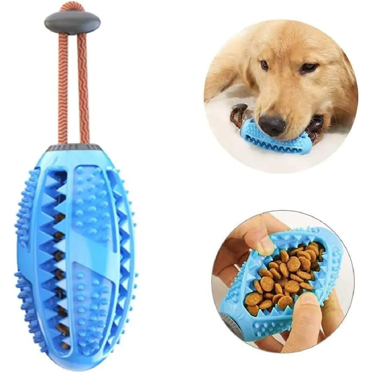 Comparer les prix de Bâton de brosse à dents, brosse à dents pour chien Jouet à mâcher Jouet Distributeur de friandises de chien Brosse dentaire et jouet à mâcher en caoutchouc
