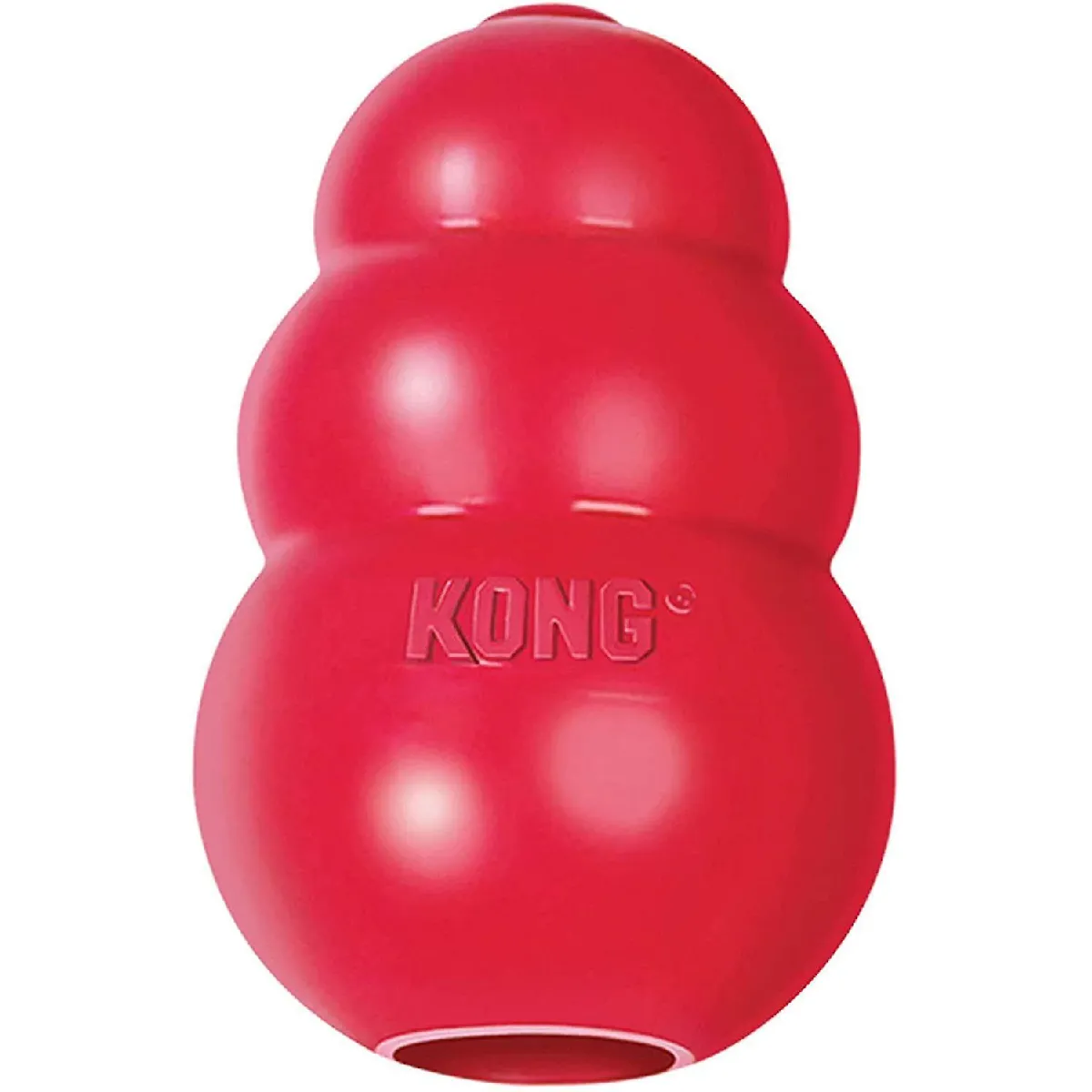 Comparer les prix de Kong - Jouet classique pour chien, caoutchouc naturel durable - amusant à mâcher, à poursuivre - pour les grands chiens