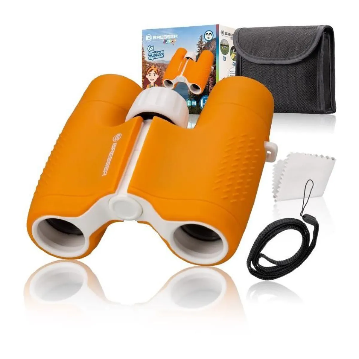 BRESSER  Jumelles enfant - Orange