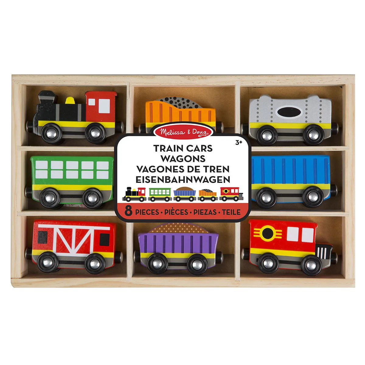 Melissa & Doug Wagons en Bois 15186
