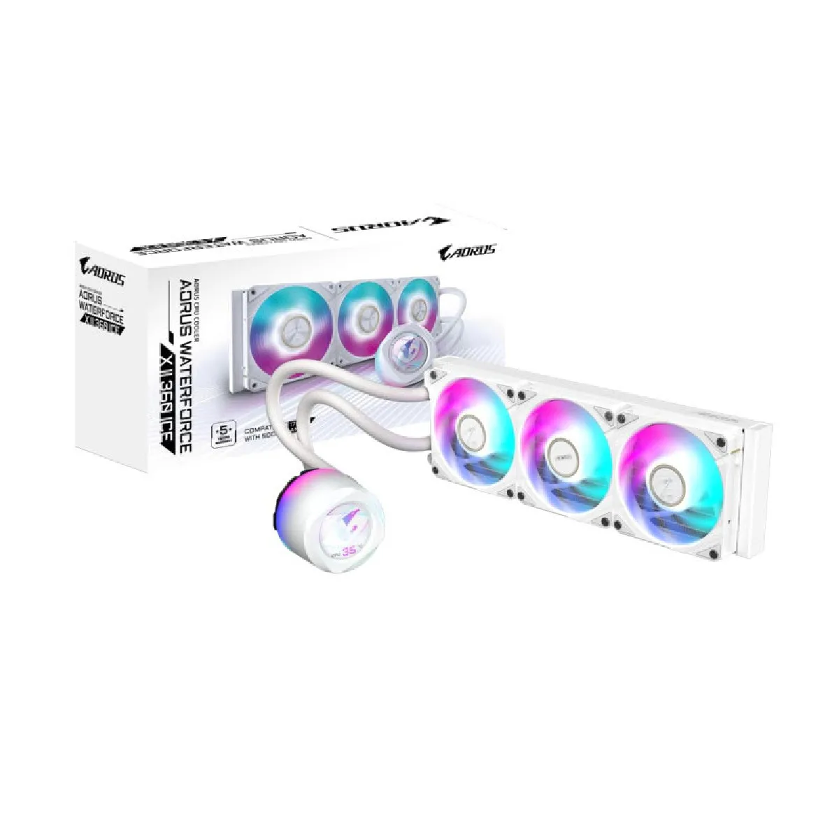 Gigabyte Blanc Kit Watercooling Aorus Waterforce X Ii 360