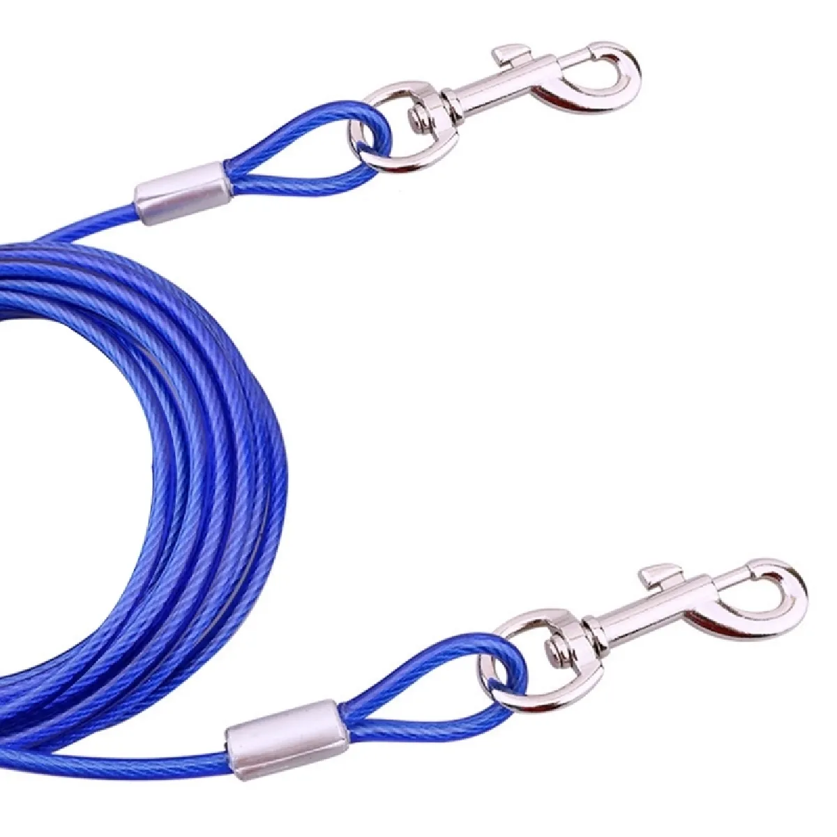 Comparer les prix de Laisse Double-extrémité Fil d'Acier - 5m