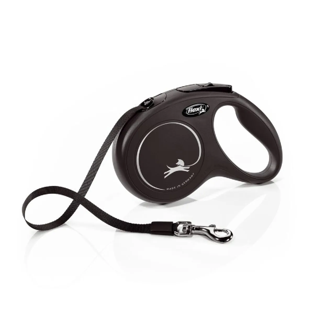 FLEXI Laisse New Classic M Tape - Noir - 5 m FLEXI Laisse New Classic M Tape - Noir - 5 m