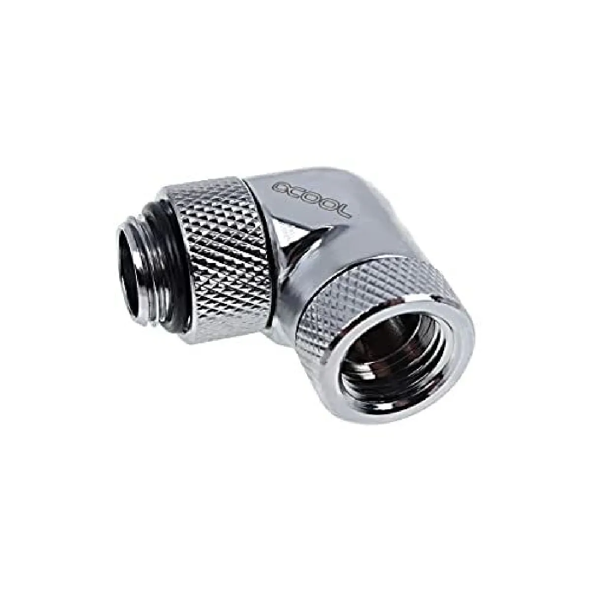 Alphacool Argent Raccord Coudé G1/4 Eiszapfen